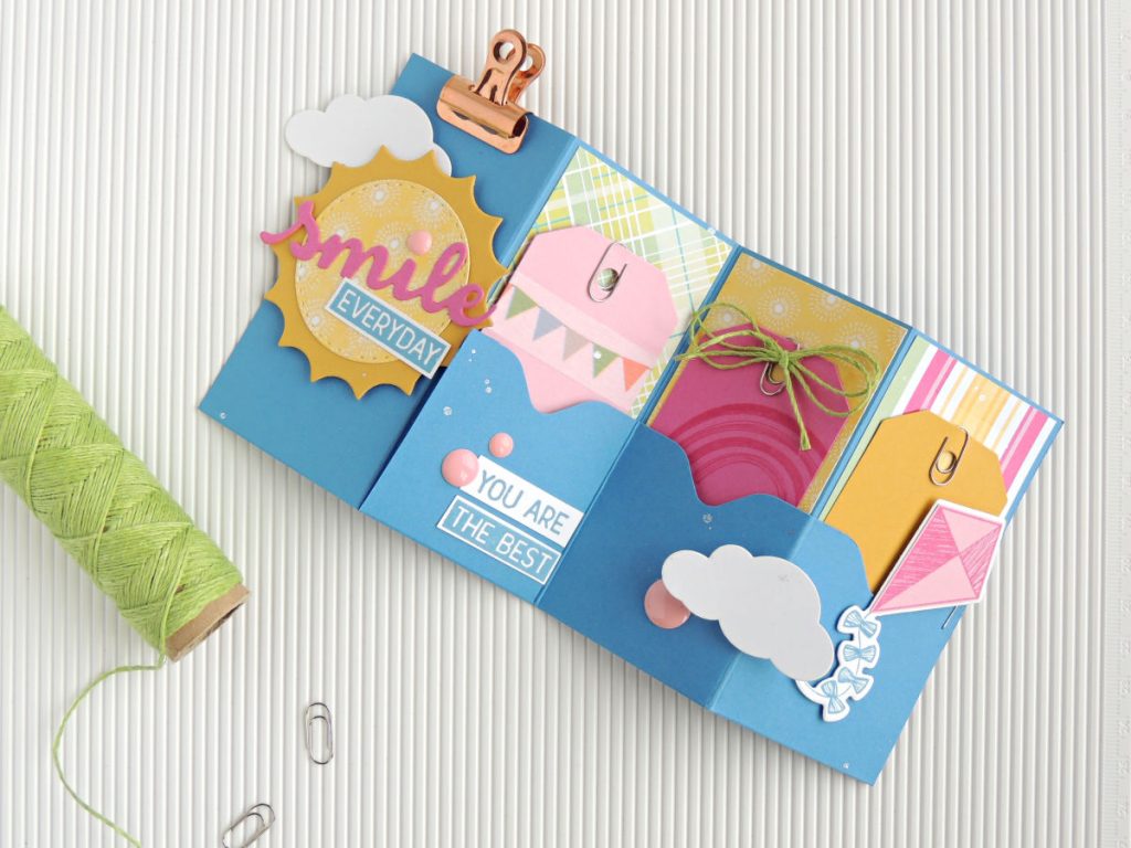 How to Make a One-Sheet  3-Pocket Mini Card