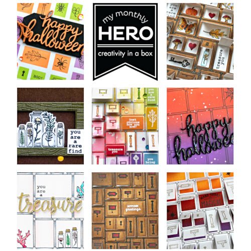 September 2019 My Monthly Hero is Here + Giveaway! - Hero Arts