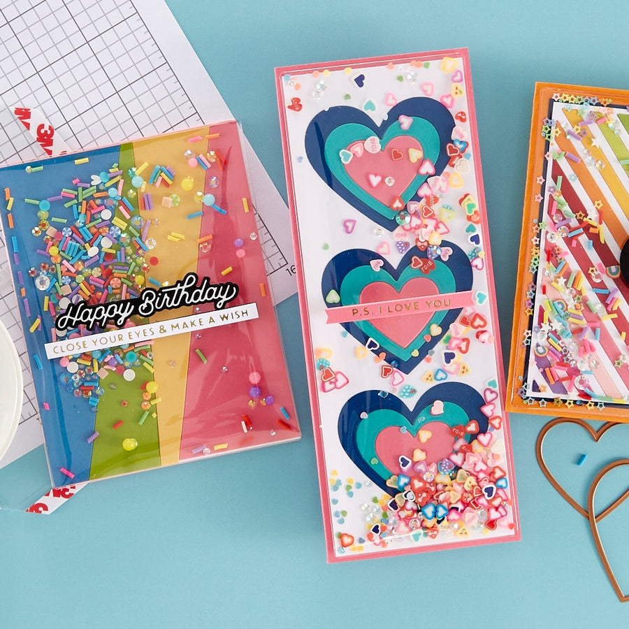 Shaker Cards & Embellishment Inspiration