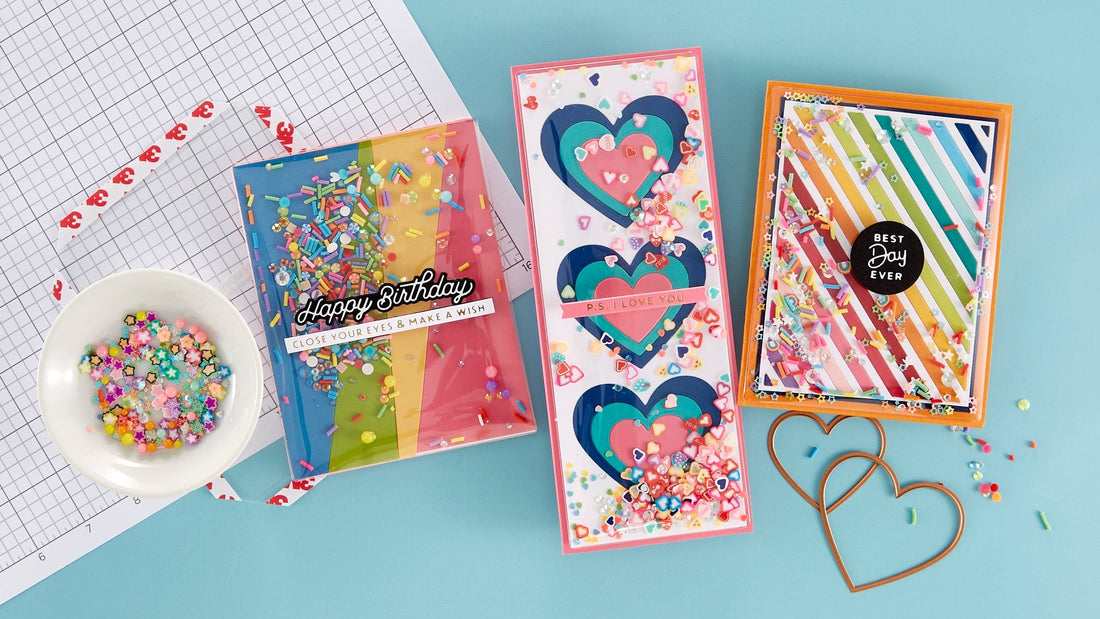 Shaker Cards & Embellishment Inspiration