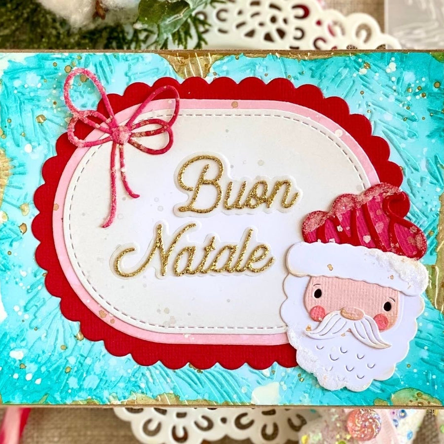 Step by Step Tutorial: A Buon Natale Christmas Card