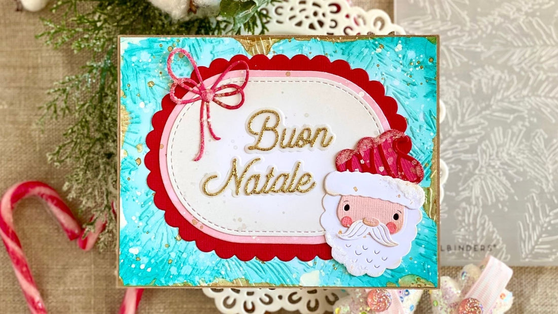 Step by Step Tutorial: A Buon Natale Christmas Card
