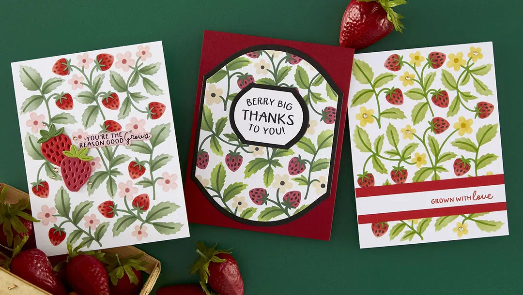 April 2026 Stencil of the Month Preview & Tutorials – Market Berries