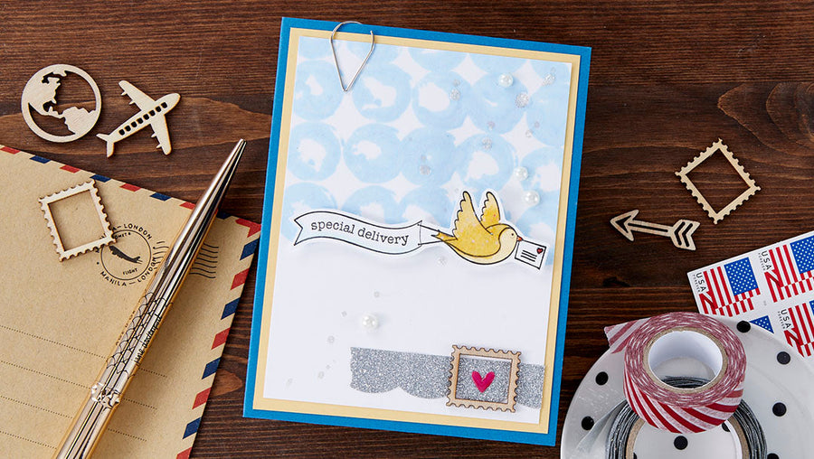 January 2020 Stamp of the Month is Here - Hugs Enclosed