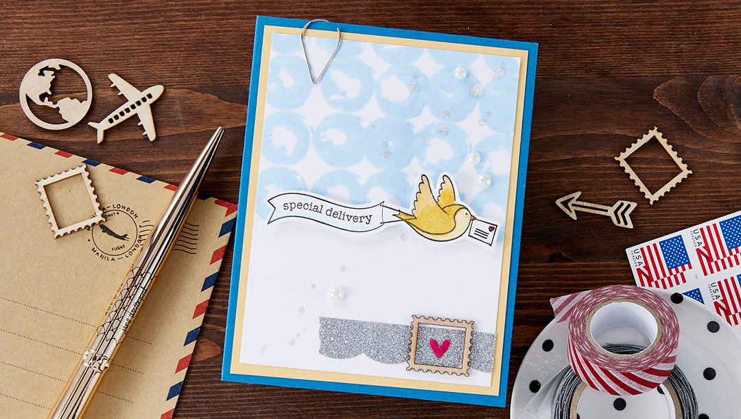 January 2020 Stamp of the Month is Here - Hugs Enclosed