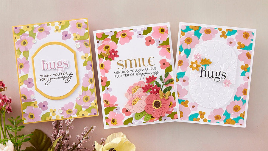 January 2025 Stencil of the Month Preview & Tutorials – Nature's Frame