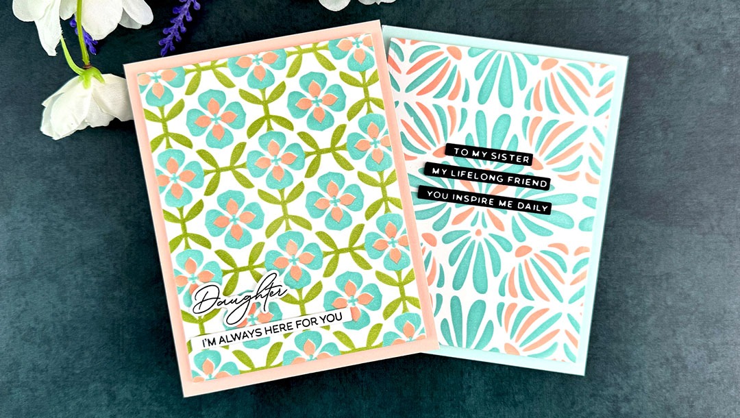 March 2025 Stencil of the Month Preview & Tutorials – Mosaic & Quilted Memories