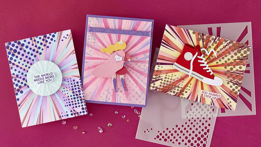 March 2026 Stencil of the Month Preview & Tutorials – Burst Mode