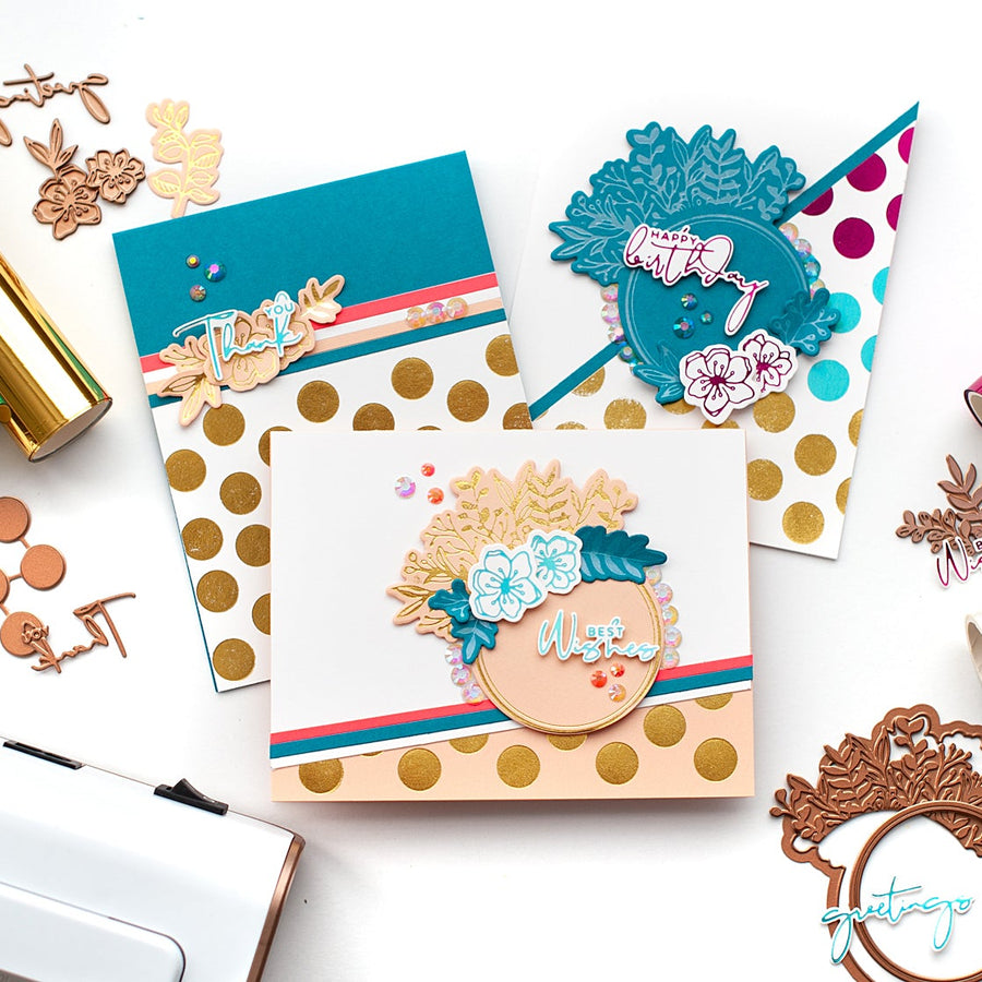Yana's Foiled Basics | Feminine Foiled Card Set with Lea Lawson | Video