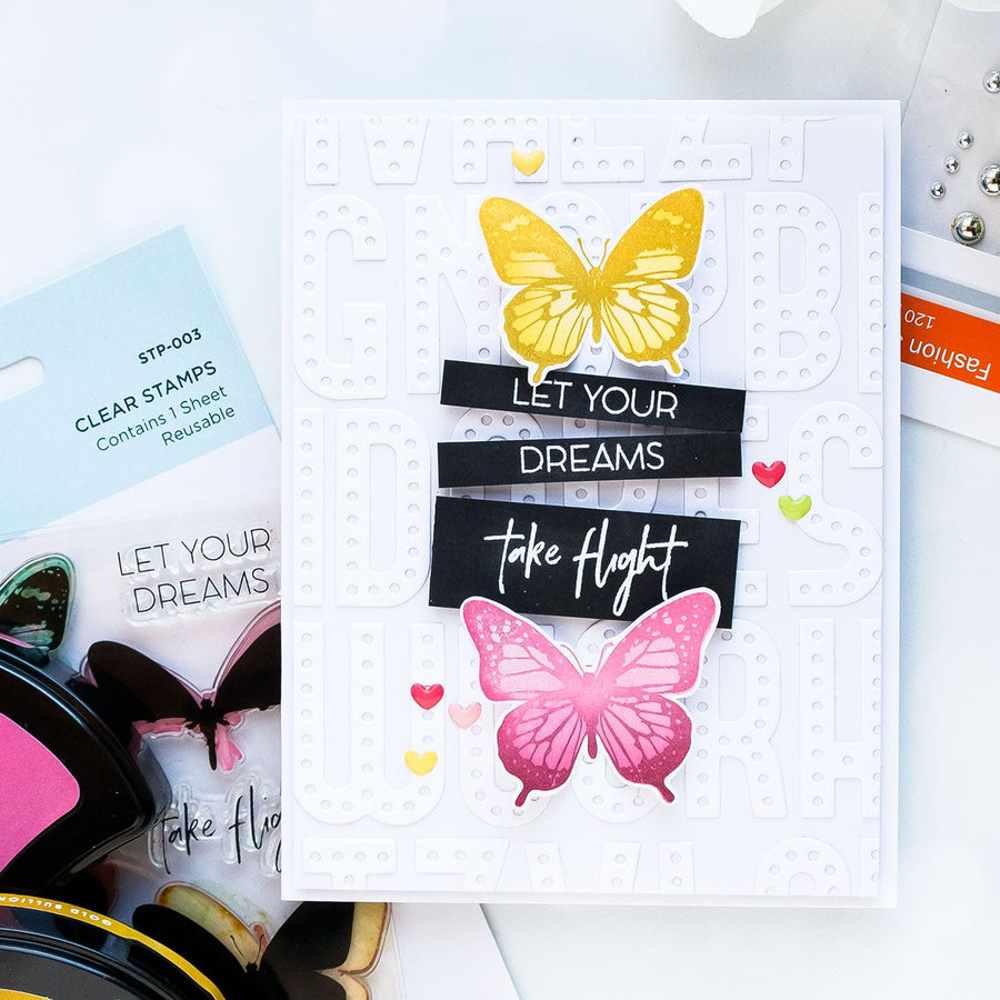 NEW Clear Stamps | Collection Introduction | Let Your Dreams Take Flight Card