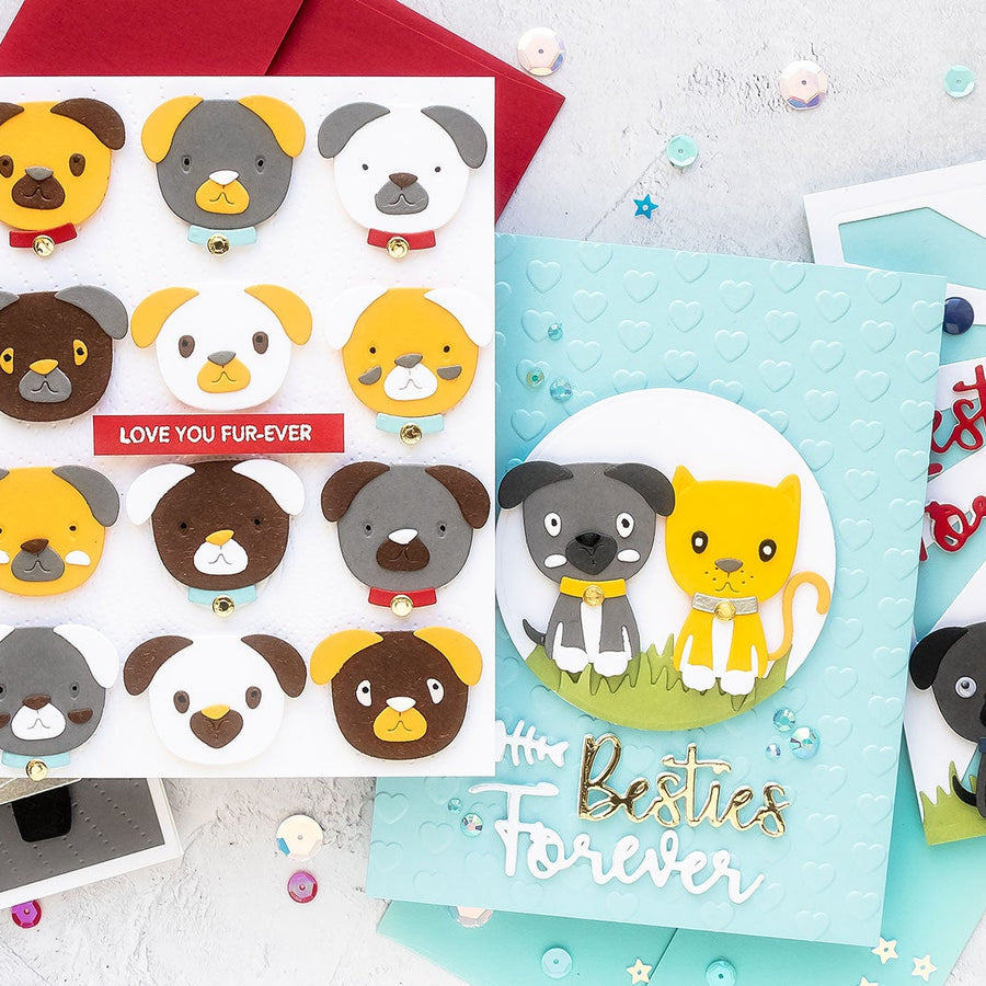 July 2019 Small Die of the Month is Here – Besties Forever