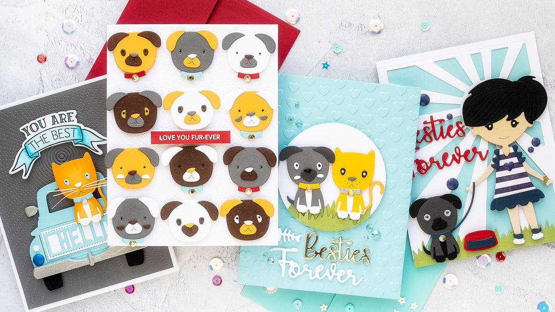 July 2019 Small Die of the Month is Here – Besties Forever