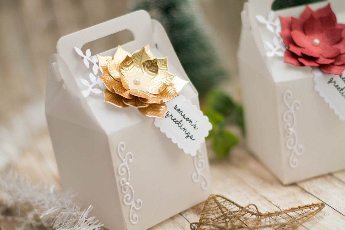 A Charming Christmas Inspiration | Vellum Boxes For Christmas Gifts with Elena Salo