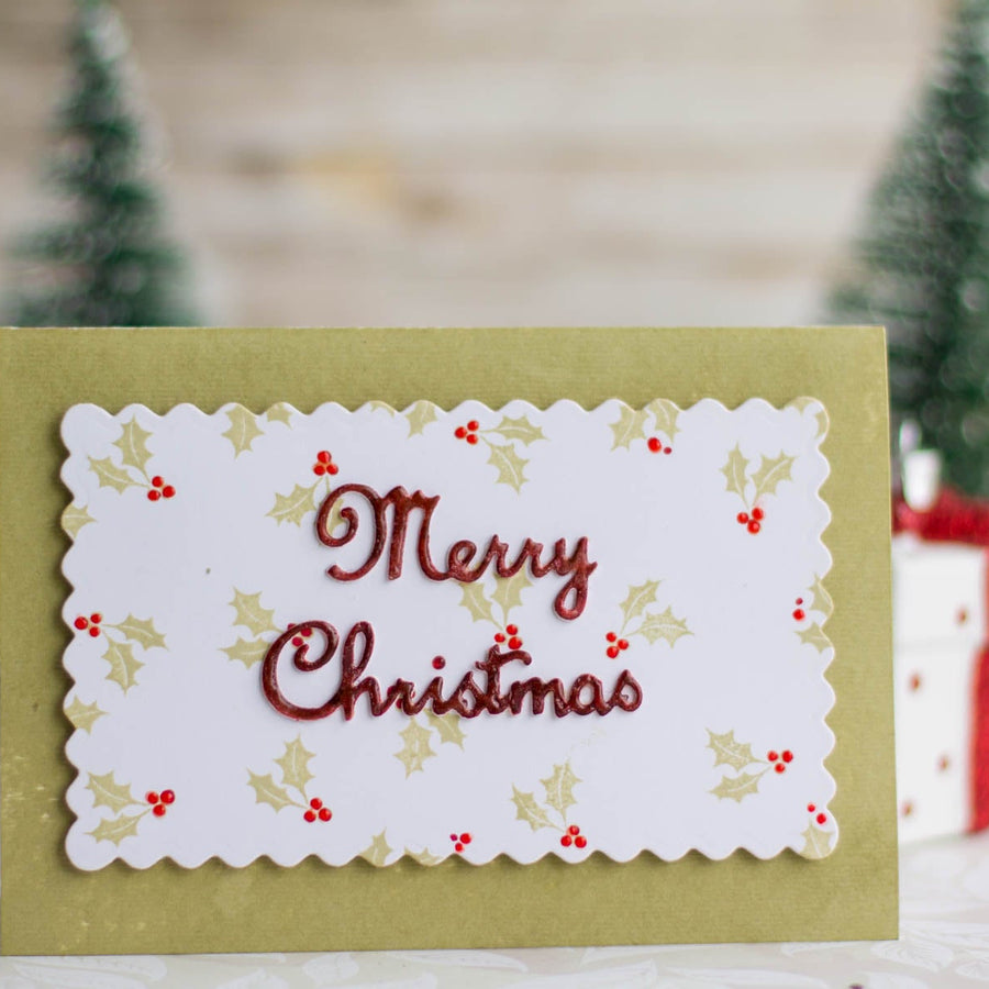 A Sweet Christmas Inspiration | A Merry Christmas Card with Elena