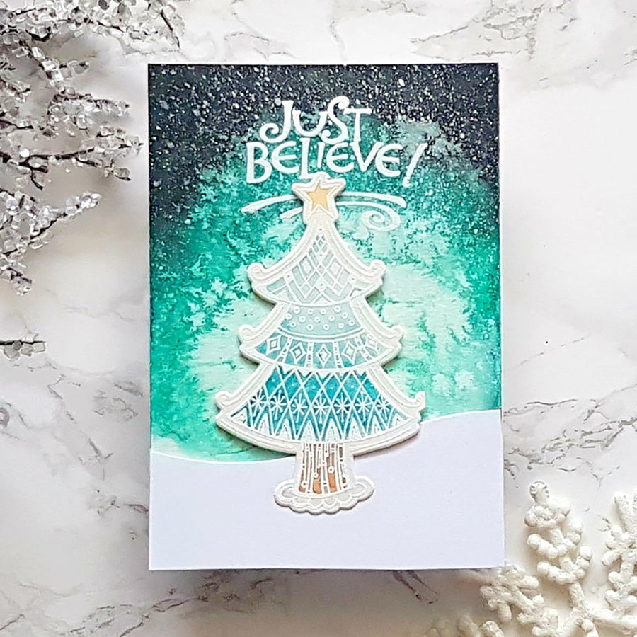 Zenspired Holidays Inspiration | Just Believe Card with Alexandra Suta