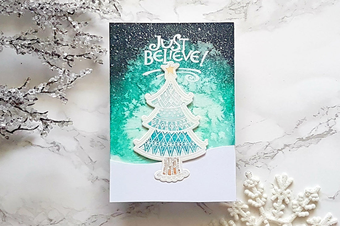 Zenspired Holidays Inspiration | Just Believe Card with Alexandra Suta