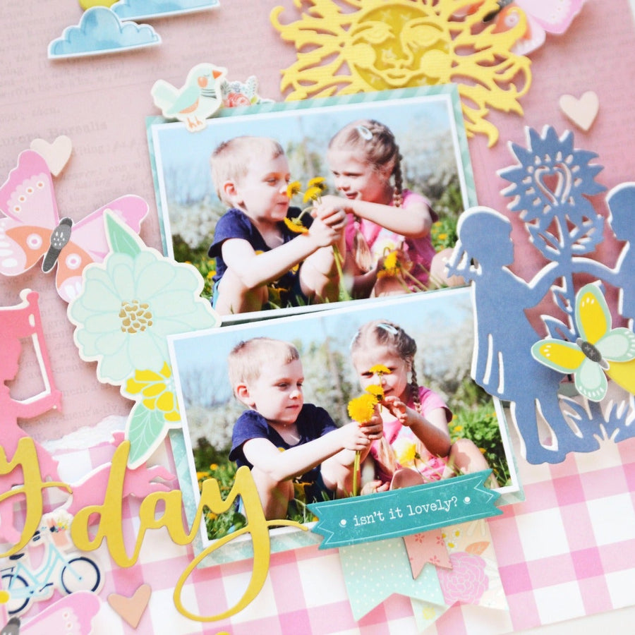 Great, Big, Wonderful World Inspiration | Lazy day Layout with Anna