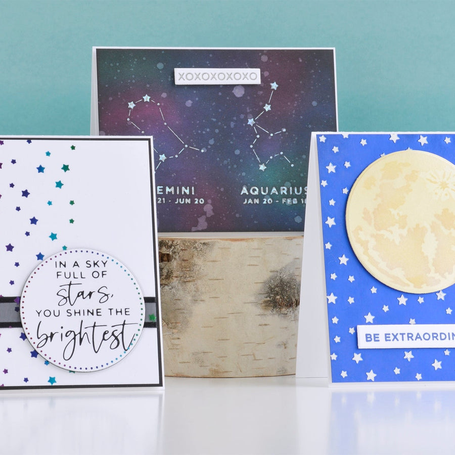 Celestial Zodiacs Collection – Clean and Simple Card Inspiration with Annie Williams
