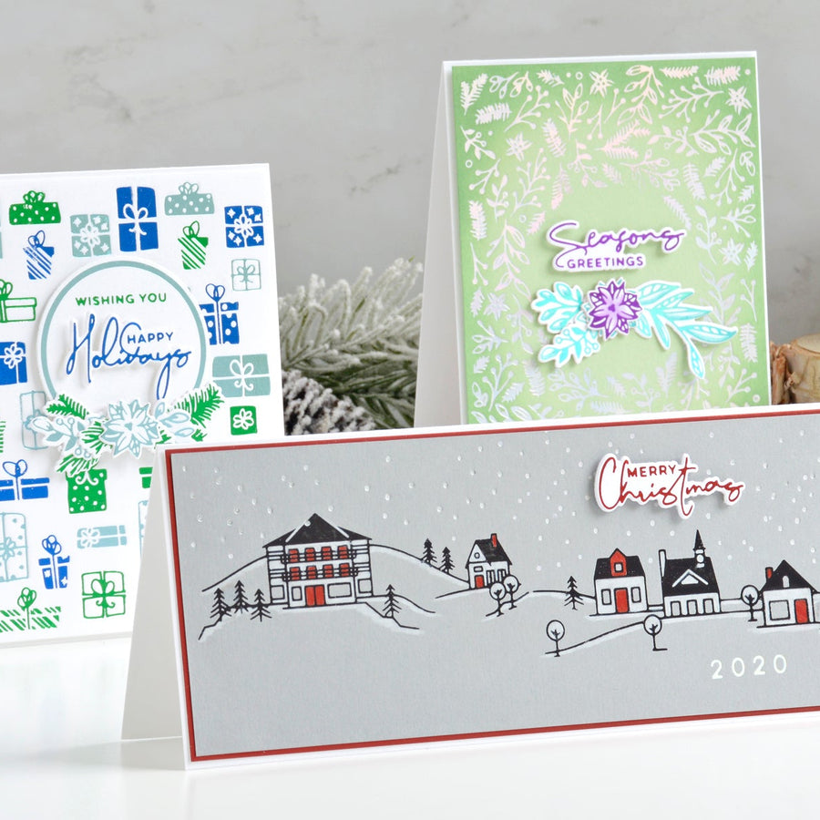 Christmas Foiled Basics Collection – Adding Touches of Color with Annie Williams