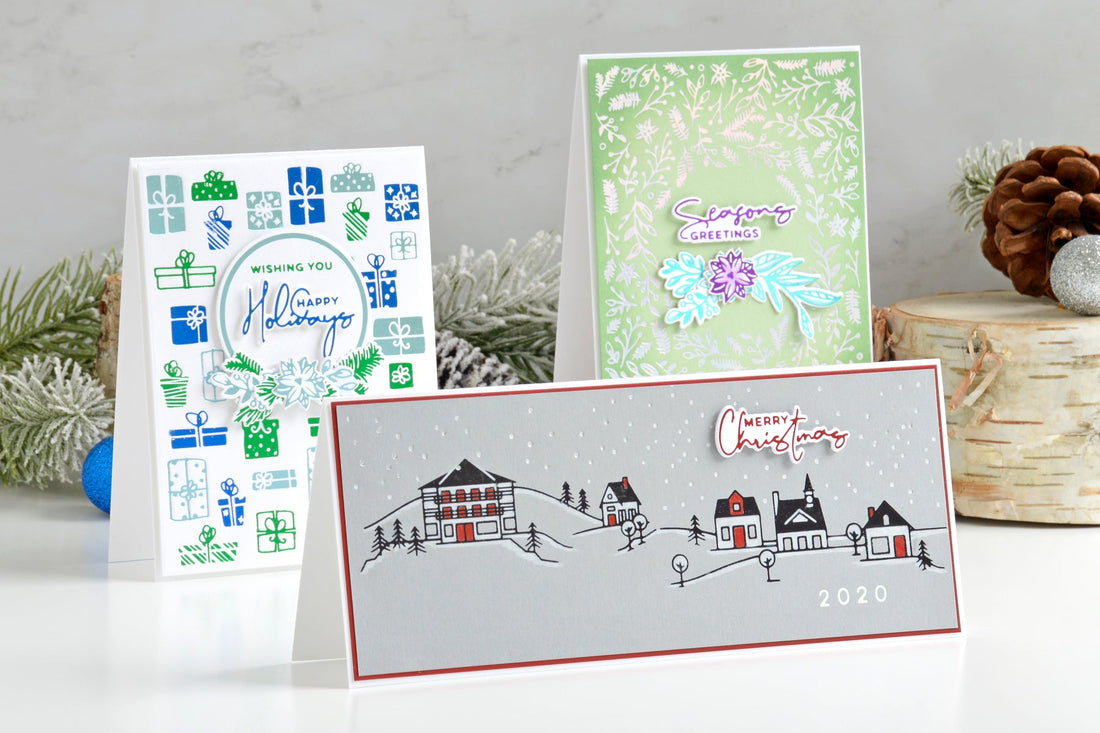 Christmas Foiled Basics Collection – Adding Touches of Color with Annie Williams