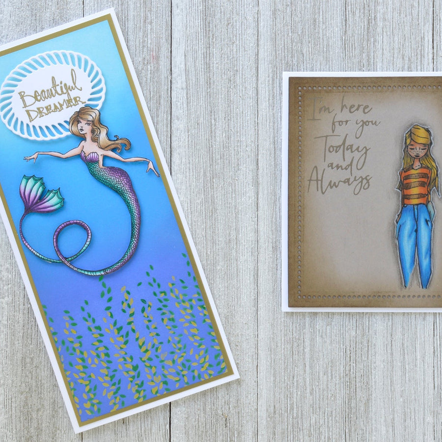 Stamp Camp Collection by Jane Davenport – Clean & Simple Character Cards with Annie Williams