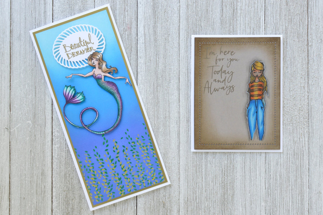 Stamp Camp Collection by Jane Davenport – Clean & Simple Character Cards with Annie Williams
