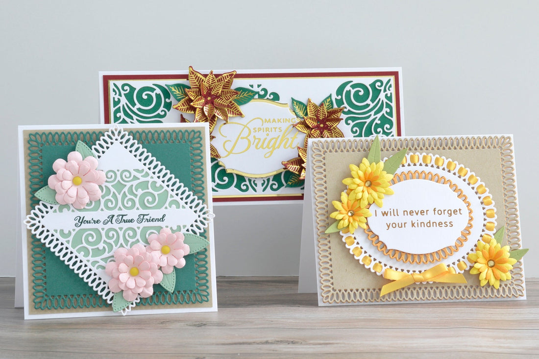 Picot Petite Collection – A Trio of Floral Cards with Annie Williams