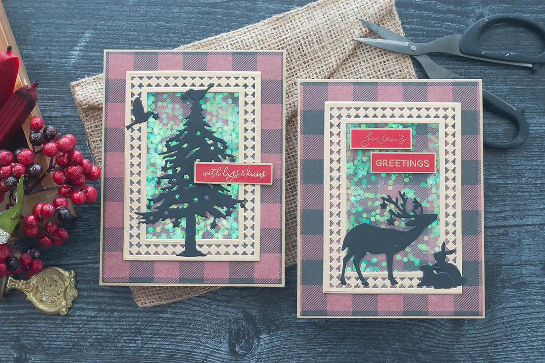 Candlewick Classics Collection Inspiration | Christmas Shaker Cards with Marie Nicole