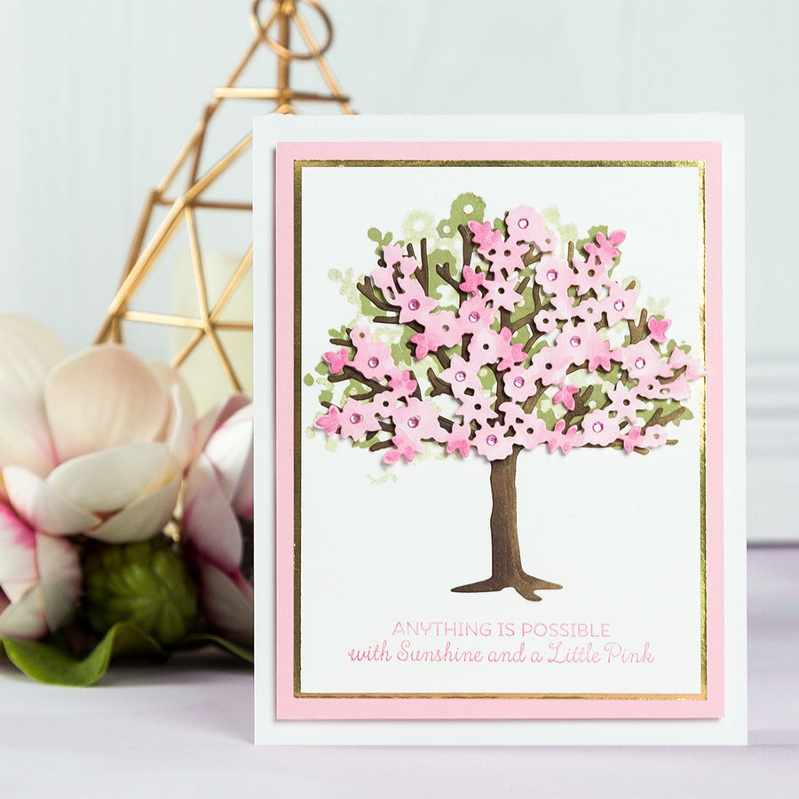 Cardmaking Inspiration | Little Pink Tree Card