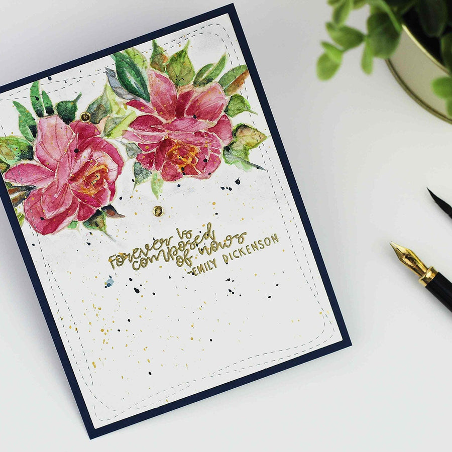 Inked Messages Inspiration | Watercolor Roses with Bibi Cameron