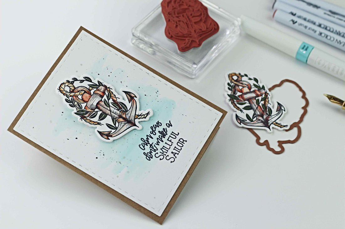 Inked Messages Inspiration | Skillful Sailor Cards with Bibi Cameron