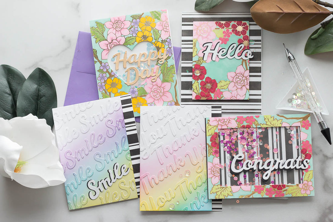 Bold Type Inspiration | Sentiment Dies 5 Ways with Marie Heiderscheit