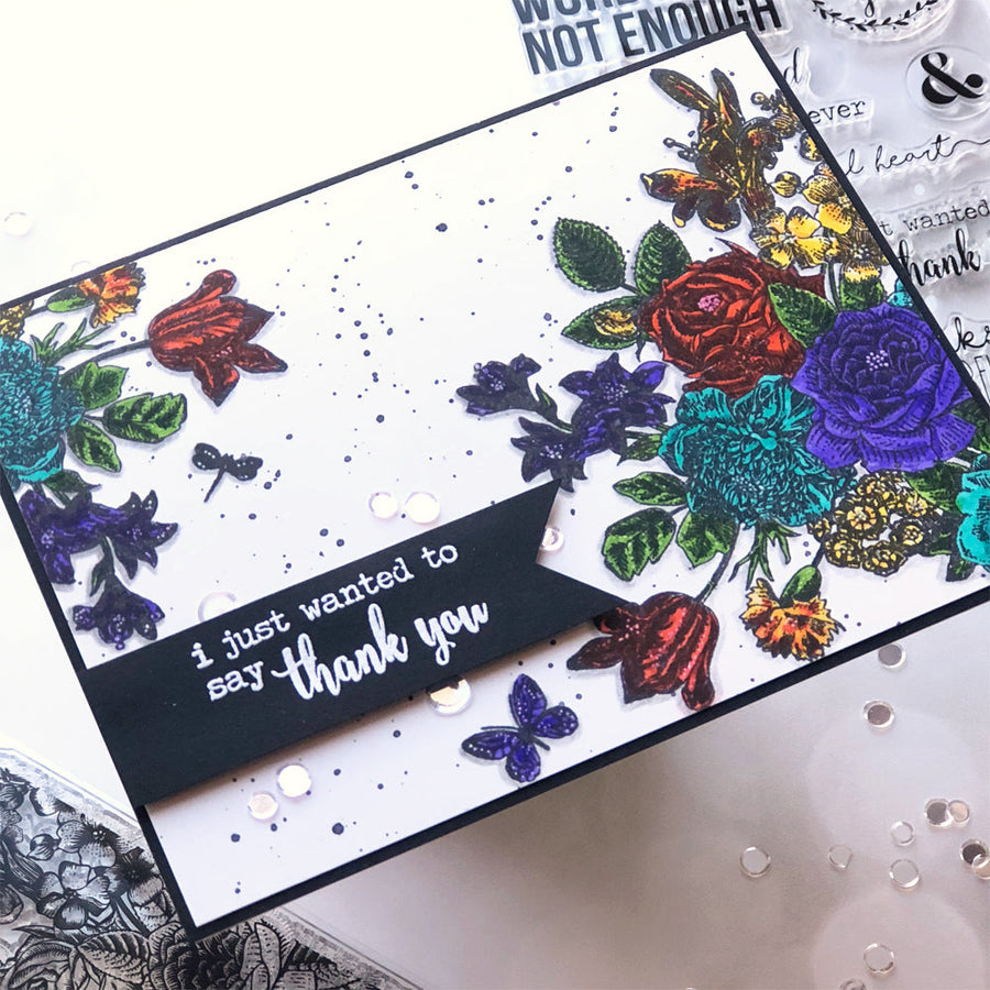 NEW Clear Stamps | Gratitude Card with Brenda Noelke