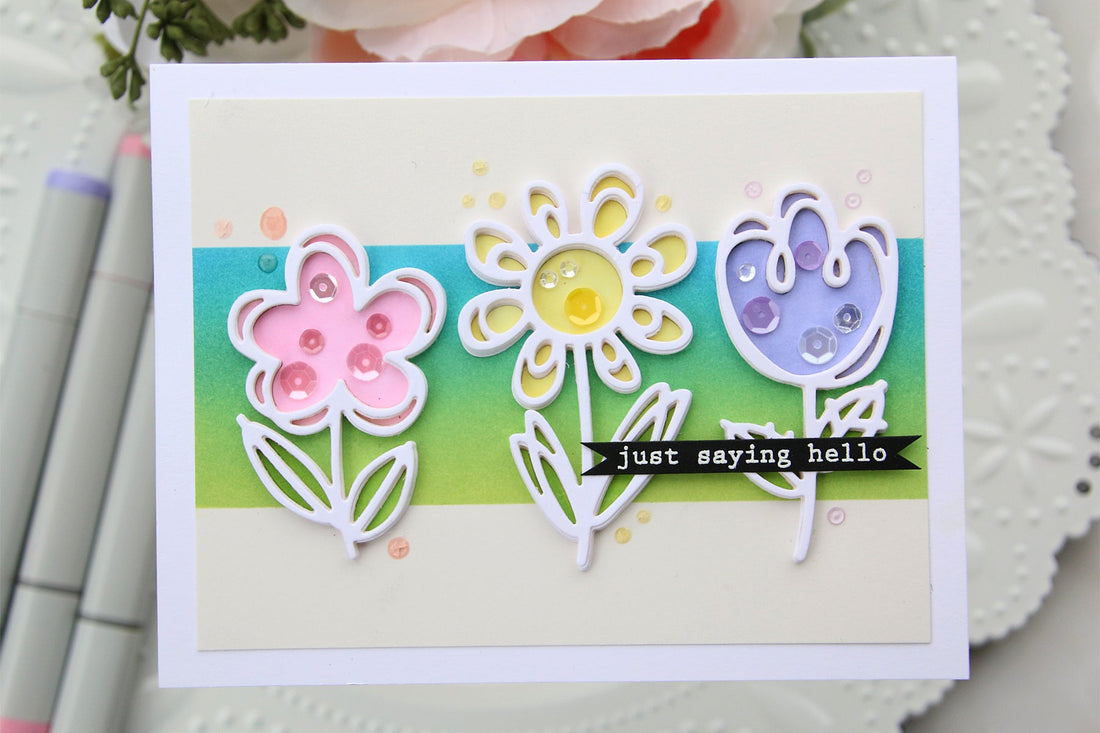 Die D-Lites Inspiration | Floral Card with Brenda