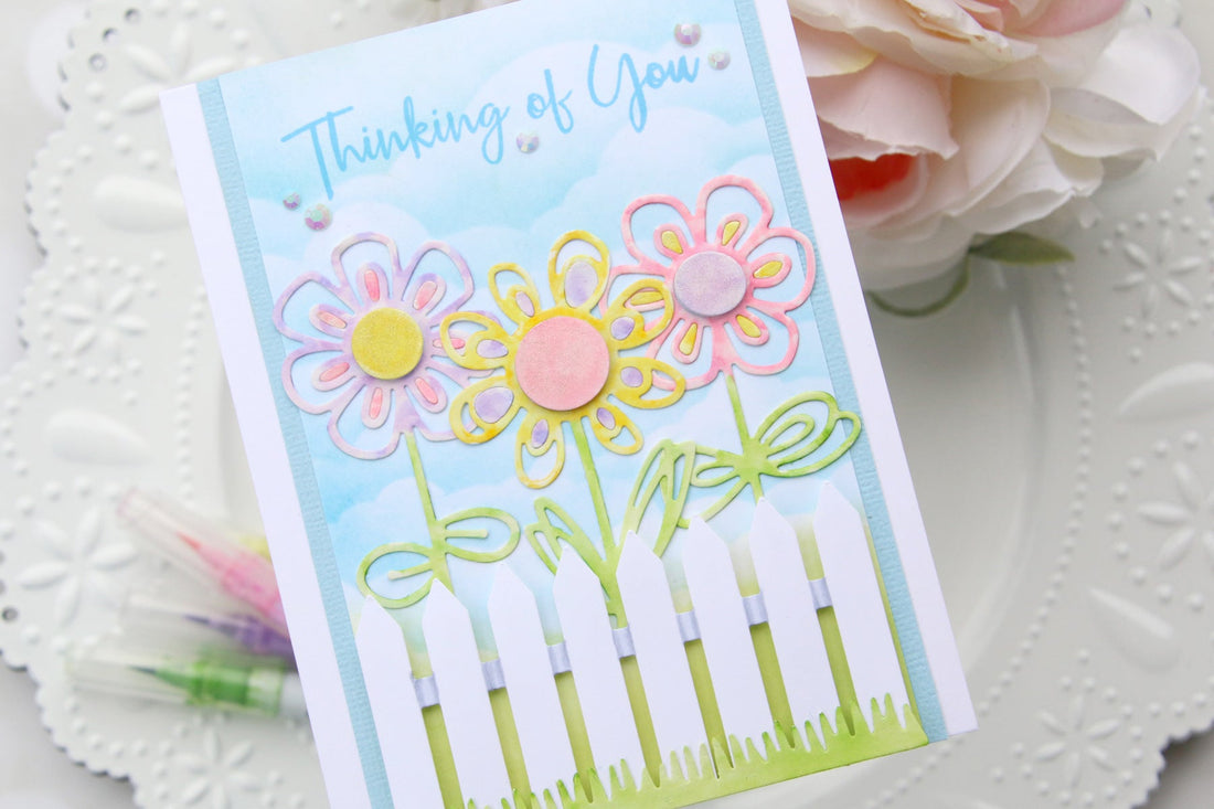 Die D-Lites Inspiration | Floral Thinking Of You Card with Brenda