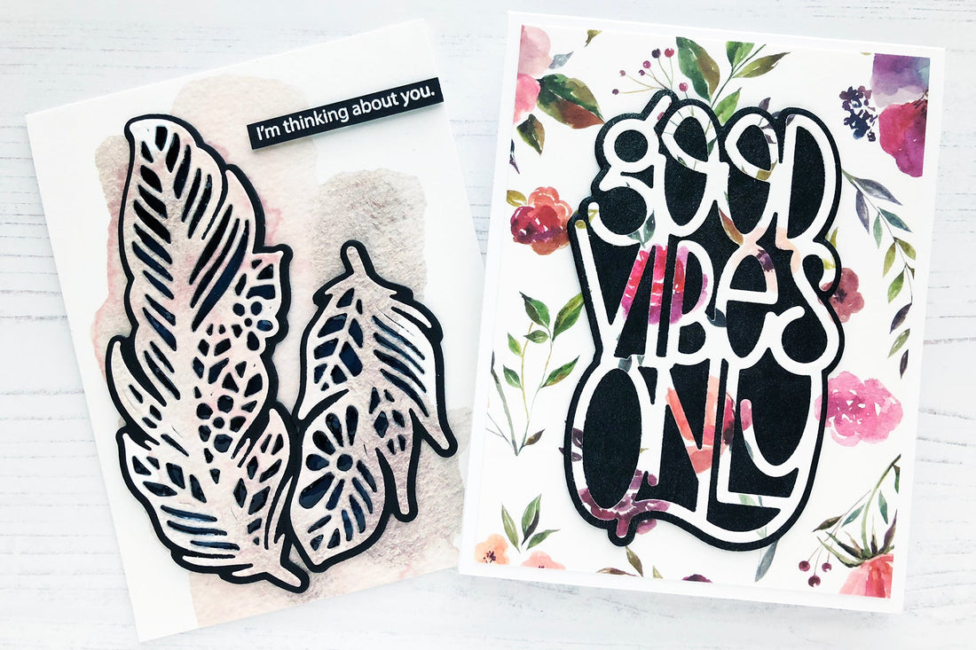 Good Vibes Only Inspiration | Washi Tape Cards with Caly