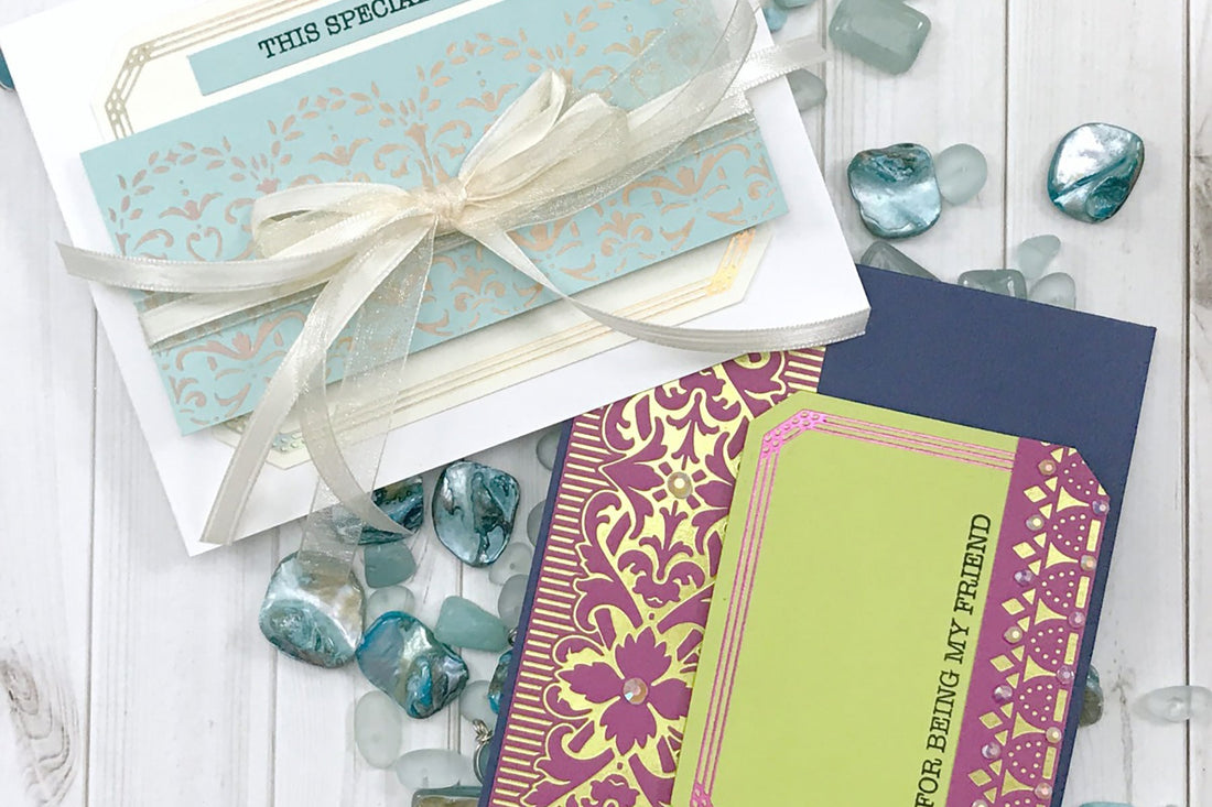 Video: The Gilded Age Collection Inspiration |  Soft Victorian & Bold Regal Cards with Desiree Kuemmerle