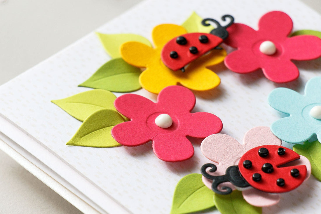 Cardmaking Inspiration | You Are My Happy Card Featuring Lady Bug Garden with Yana