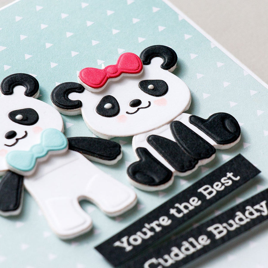 Cardmaking Inspiration | You’re The Best Cuddle Buddy Card Featuring Build A Panda with Yana