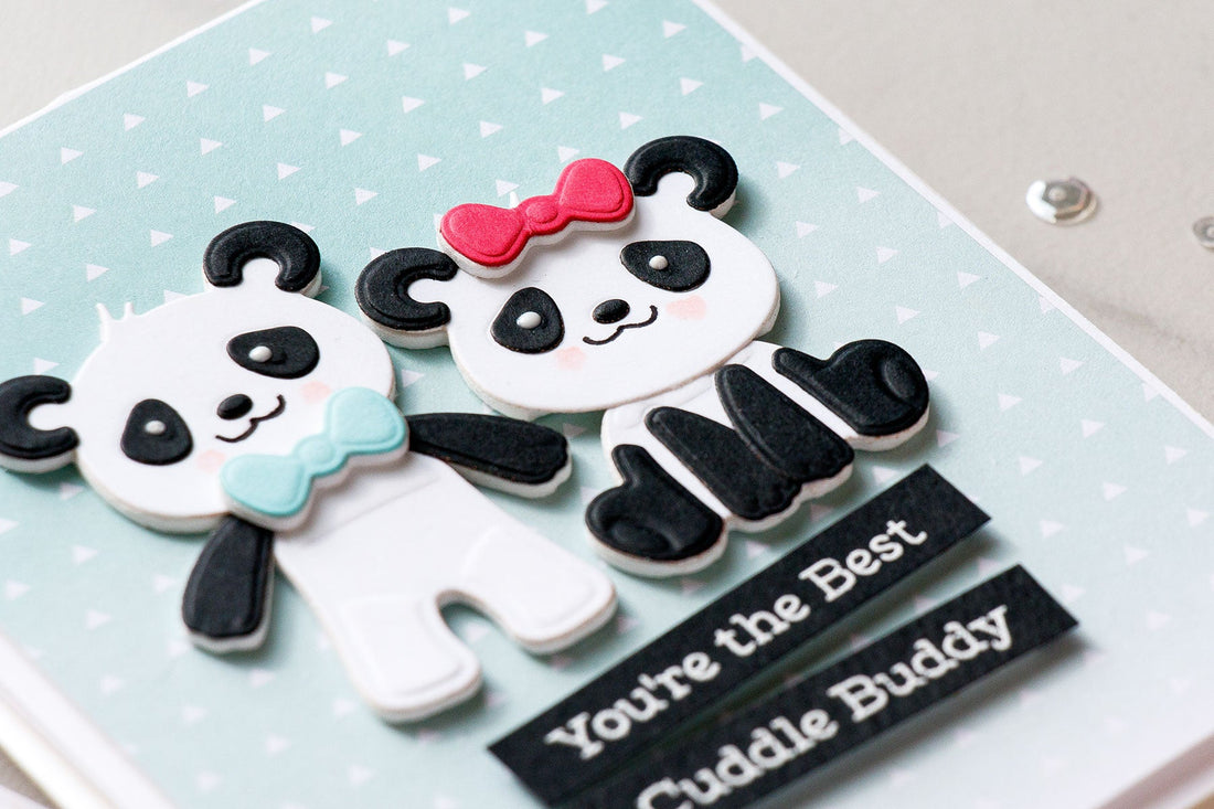 Cardmaking Inspiration | You’re The Best Cuddle Buddy Card Featuring Build A Panda with Yana