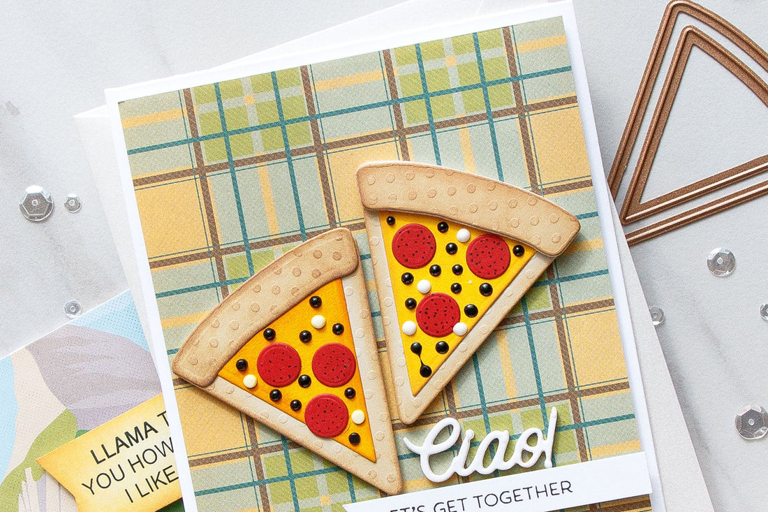 Cardmaking Inspiration | Let’s Get Together Card Featuring Party Food with Yana
