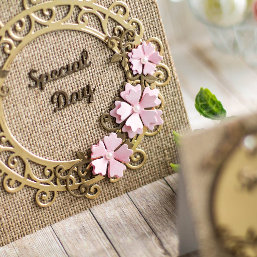 Special Moments Inspiration | Burlap and Gold Cards with Elena