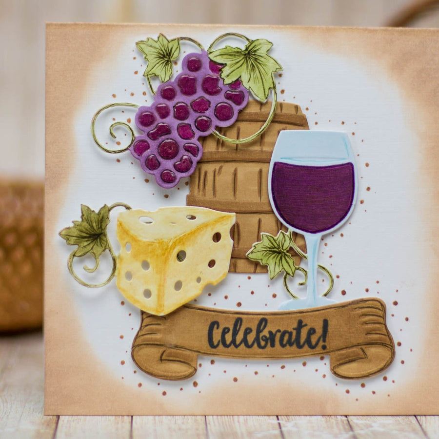 Cardmaking Inspiration | Wine Country Celebrate Card