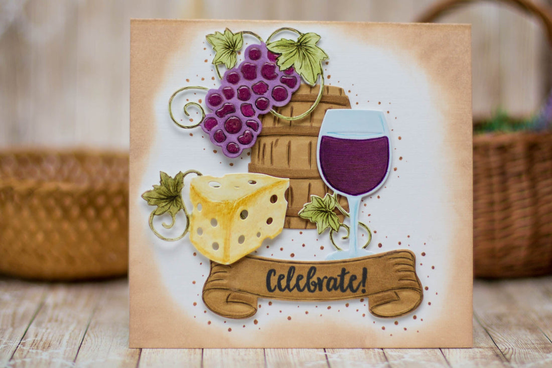 Cardmaking Inspiration | Wine Country Celebrate Card