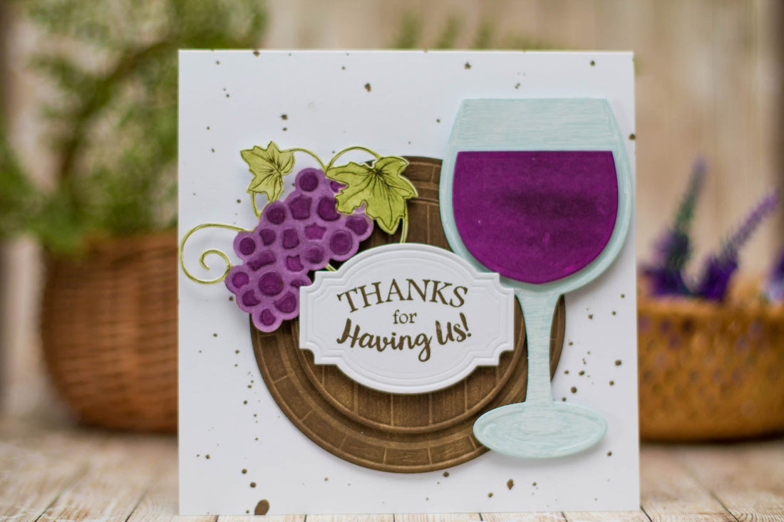 Cardmaking Inspiration | Thanks For Having Us Card