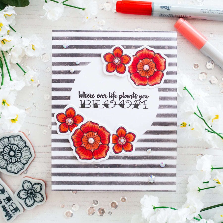 Inked Messages Inspiration | Bloom Card with Gemma