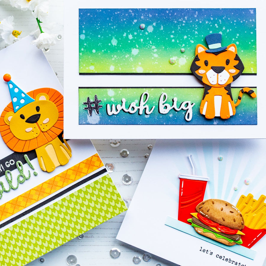 Die D-Lites Inspiration | Playful Critter Cards with Gemma