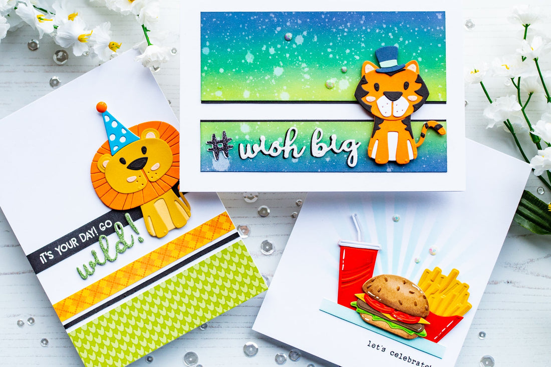 Die D-Lites Inspiration | Playful Critter Cards with Gemma