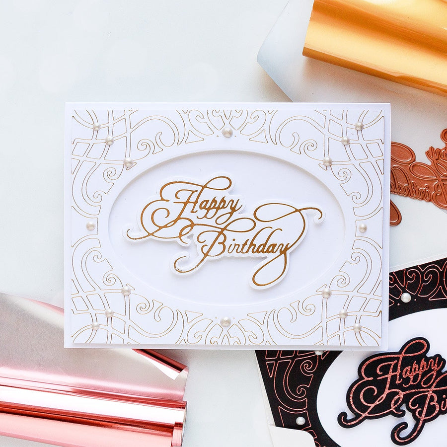 Glimmer Hot Foil System | Birthday Hot Foil Card. Video