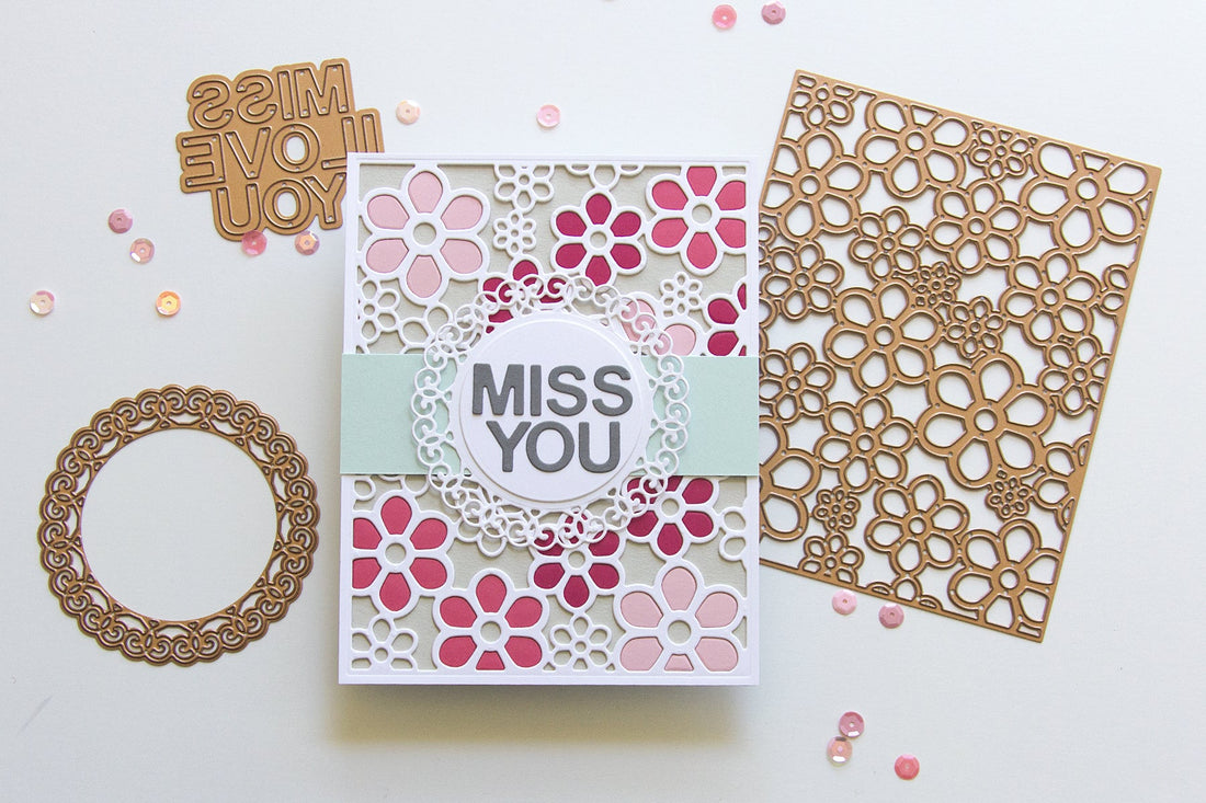 Special Moments Inspiration | Flower Background - Inlaid Technique with Jean